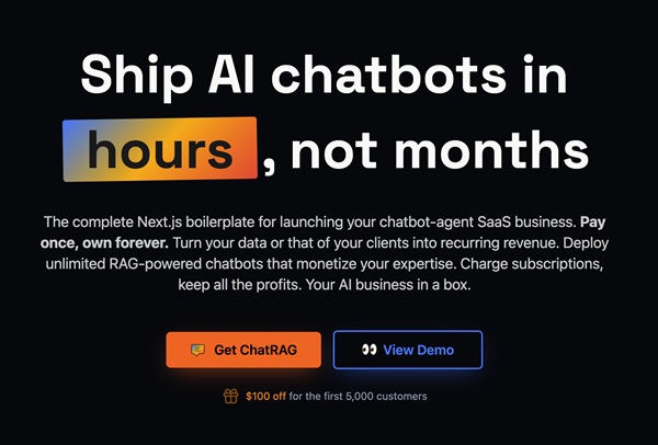 build-ai-chatbots-in-hours-not-months-chatrag